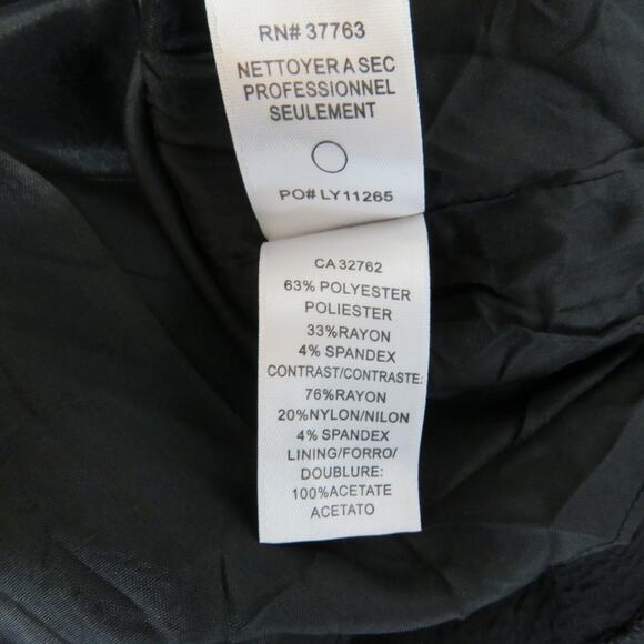 LAUNDRY By Shelli Segal Black High Neck Mini Formal Dress Size 4 - Picture 4 of 6